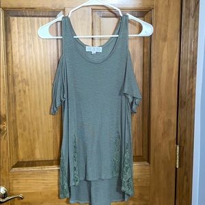 PINK ROSE SHOULDER TANK